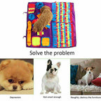 Dog Pet Nose Training Sniffing Pad Toys Blanket Game Feeding Cushion Snuffle Mat