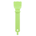 Cat Strip Scoop Squeezer Feeder Snack Spoon Easy Cat Feeding Treats - Green
