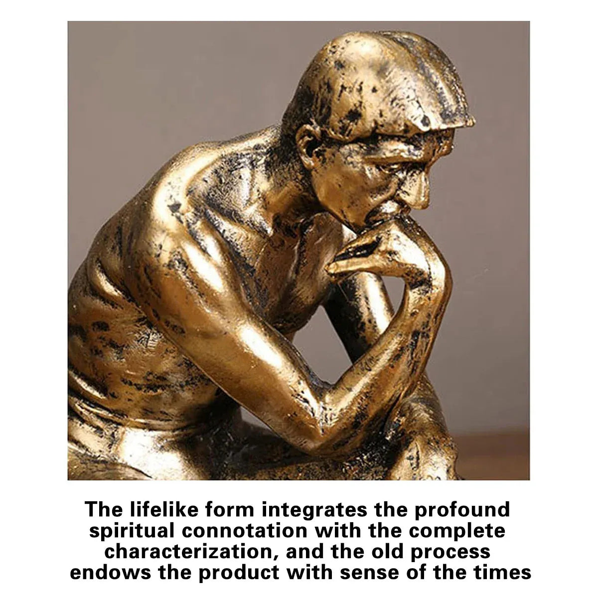 Resin Sculpture Home Decor Ornament Tabletop Figurine Modern Decorative Statue