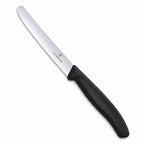 1x Victorinox Standard Wavy Edge Steak and Tomato Knife - Black