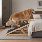 Foldable Dog Pet Ramp Adjustable Height Dogs Stairs for Bed Sofa Car 100cm