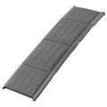 Dog Ramp for Cars, 1600 × 432 mm, Folding Pet Ramps for Medium & Large Dogs up to 113 kg, Pet Stair Ramp with Non-Slip Oxford Fabric Surface, Portable Outdoor Dog Car Ramps for SUV & Truck