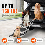 Dog Stair for Cars 4-step Folding Dog Steps