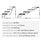 Dog Stair for Cars 4-step Folding Dog Steps