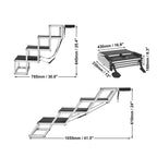 Dog Stair for Cars 4-step Folding Dog Steps