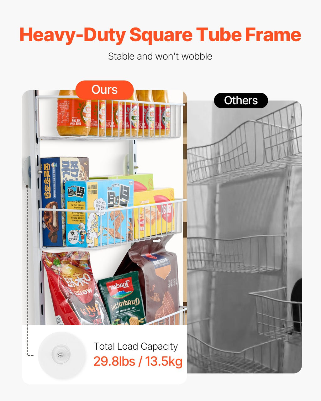 9-Tier Over the Door Pantry Organizer