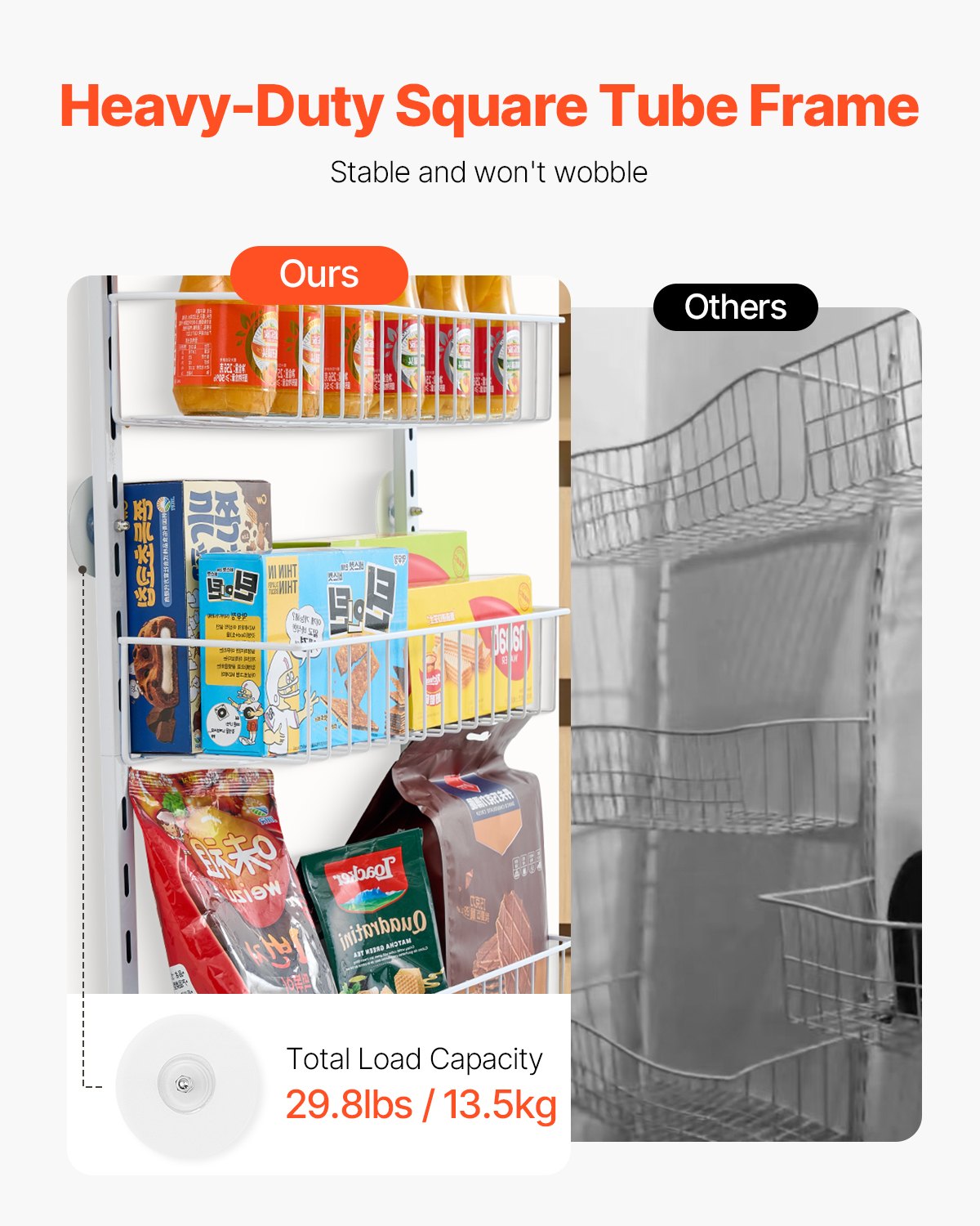 9-Tier Over the Door Pantry Organizer