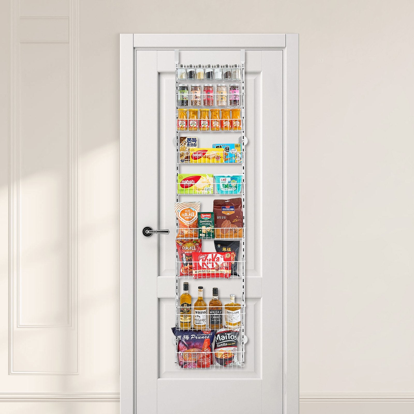9-Tier Over the Door Pantry Organizer