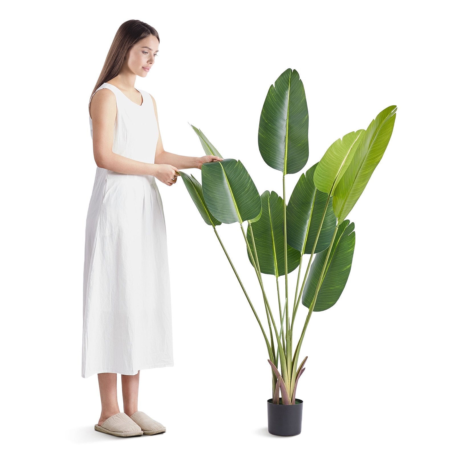 Artificial Birds Of Paradise Tree, 1.5m Tall Faux Plant