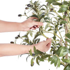 Artificial Olive Tree, 15.2cm Tall Faux Plant