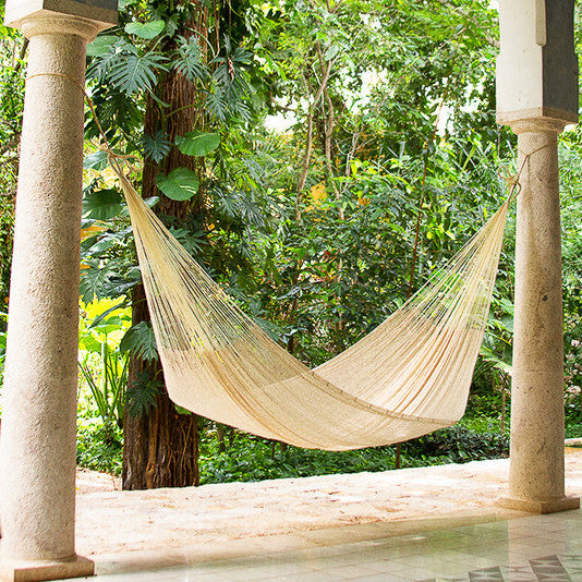 Cotton Mexican Hammock – Natural– Queen Size