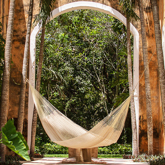Cotton Mexican Hammock – Natural– Queen Size