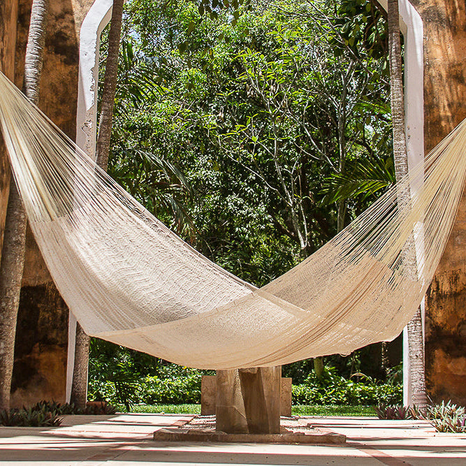 Cotton Mexican Hammock – Natural– Queen Size