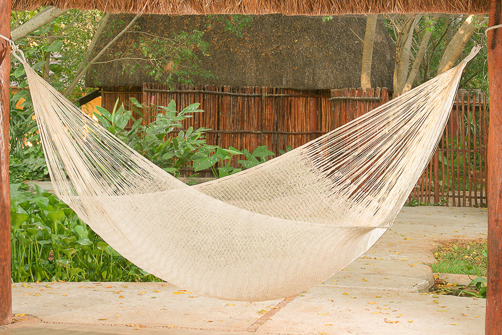 Cotton Mexican Hammock – Natural– Queen Size