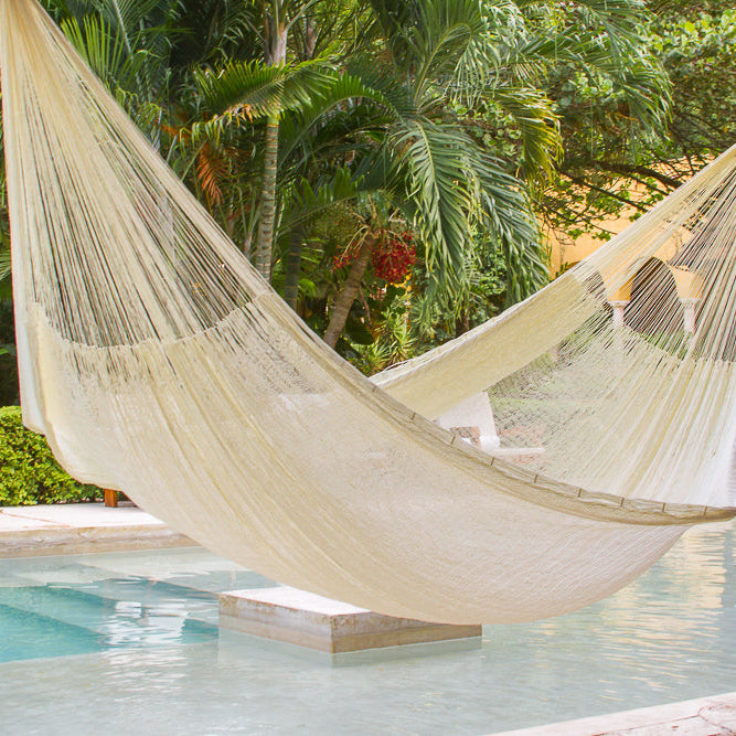 Cotton Mexican Hammock – Natural – King Size