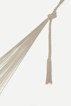 Outdoor undercover cotton hammock with hand crocheted tassels King Size Marble