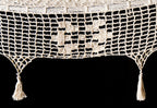 Outdoor undercover cotton hammock with hand crocheted tassels King Size Marble