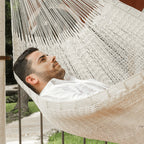 King Size Outdoor Cotton Hammock – Marble