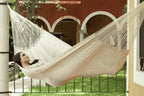 King Size Outdoor Cotton Hammock – Marble