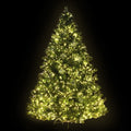 Pre-lit Christmas tree silhouette with warm white LED lights