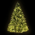 Pre-lit Christmas tree silhouette with warm white LED lights