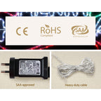 Low-voltage power supply and heavy-duty cable for Merry Christmas LED rope lights