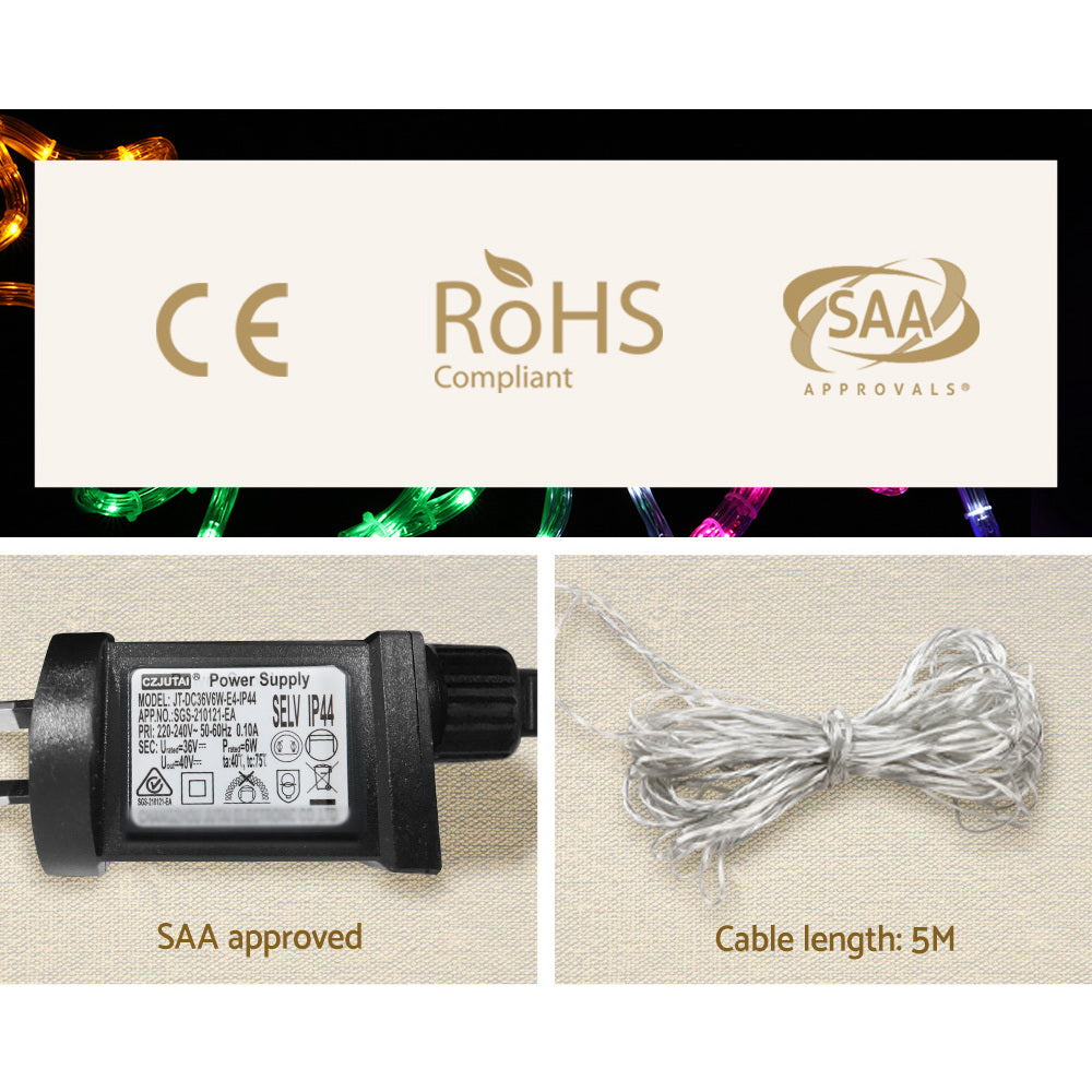 LED train decoration power adapter with SAA approval and 5m cable
